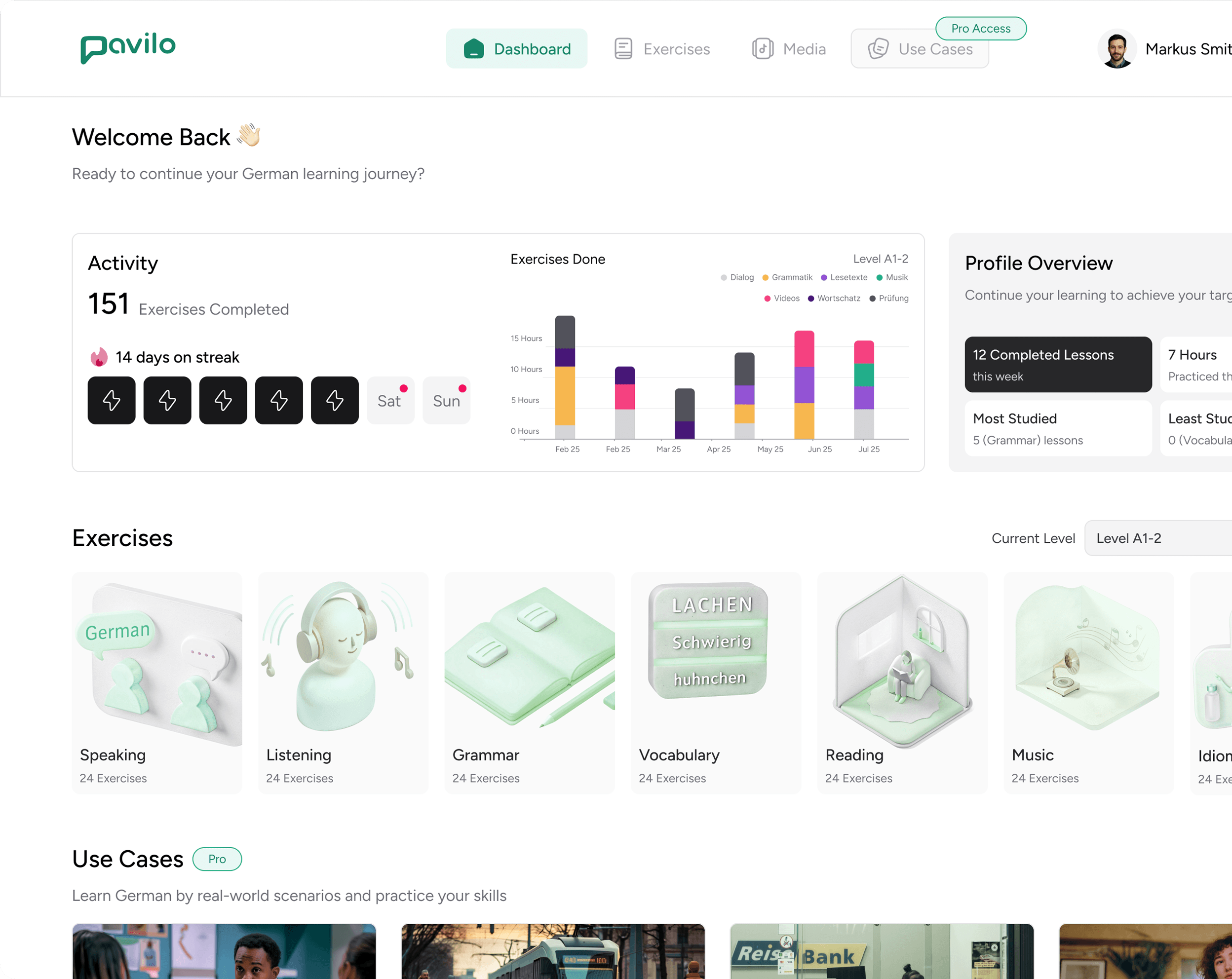 Picture of the davilo web app presentation