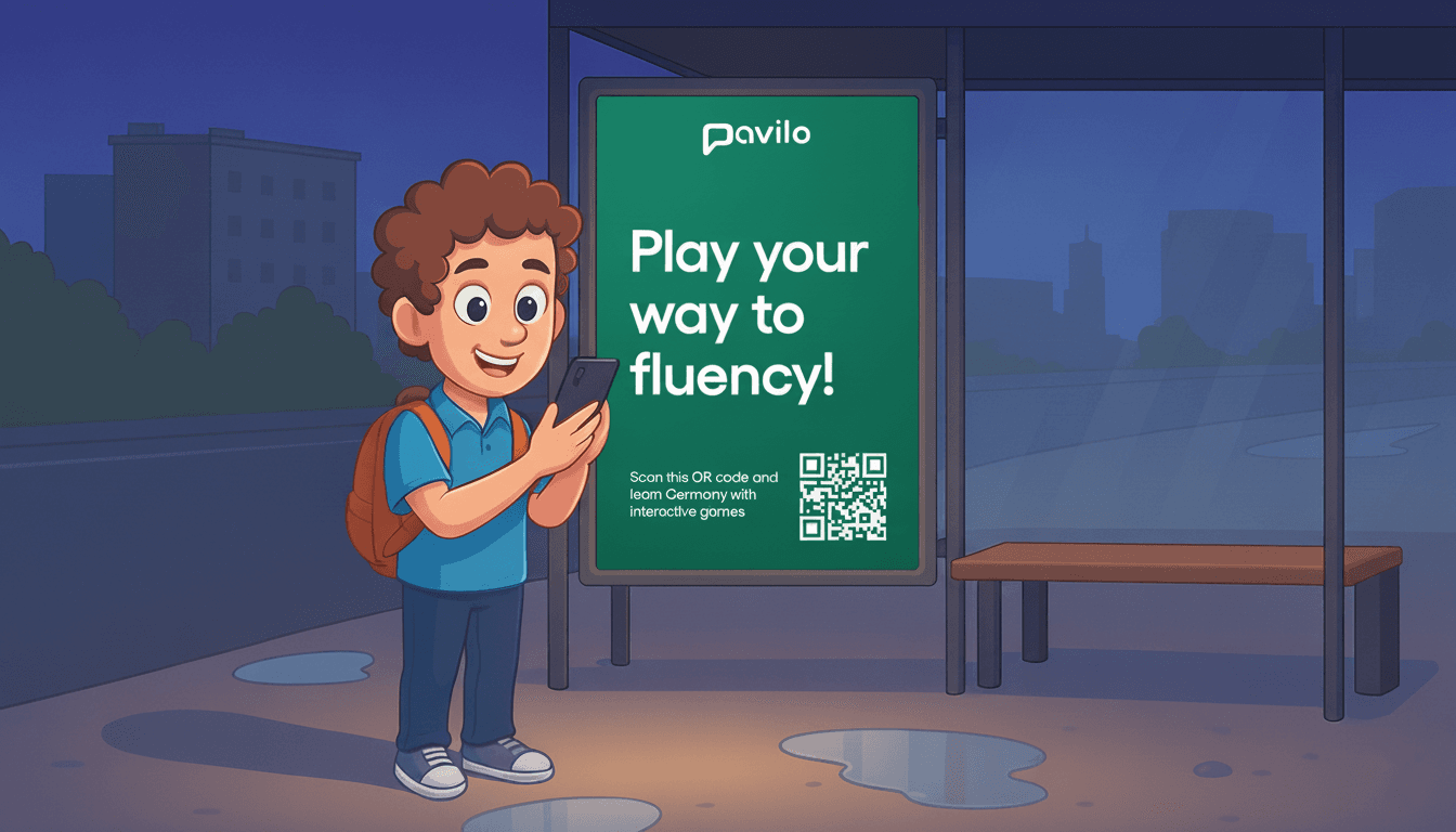 A Davilo QR with an ad that said: